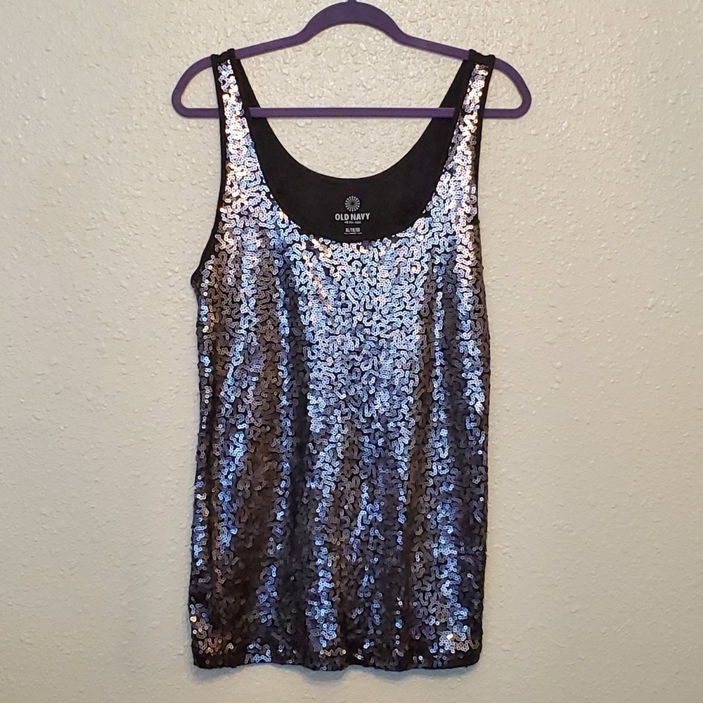 Old Navy sequined tank top